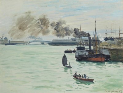 田舎の電車 作： Claude Monet